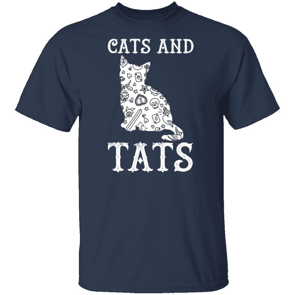 Cats & Tats T-Shirt CustomCat