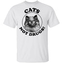 Cats not Hugs T-Shirt CustomCat