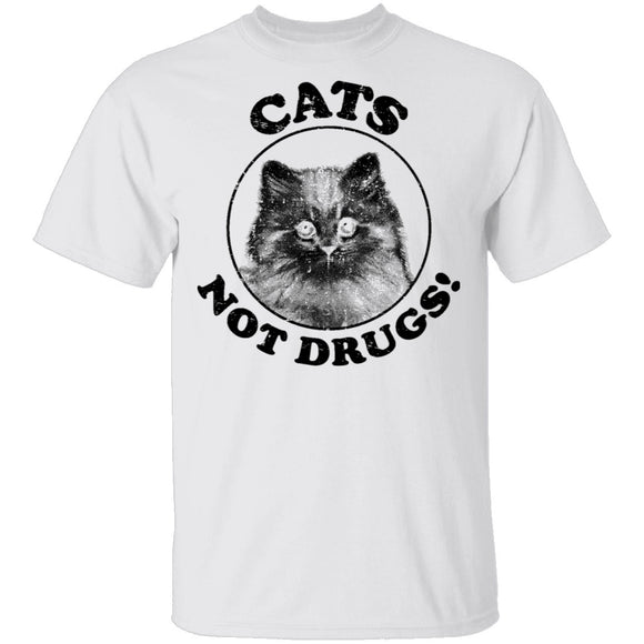 Cats not Hugs T-Shirt CustomCat