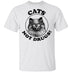Cats not Hugs T-Shirt CustomCat