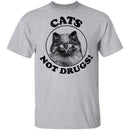 Cats not Hugs T-Shirt CustomCat