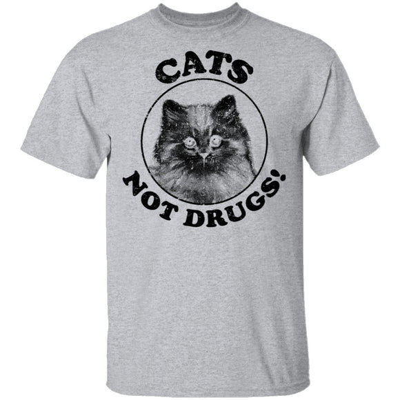 Cats not Hugs T-Shirt CustomCat