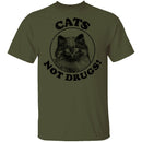 Cats not Hugs T-Shirt CustomCat
