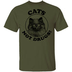 Cats not Hugs T-Shirt CustomCat