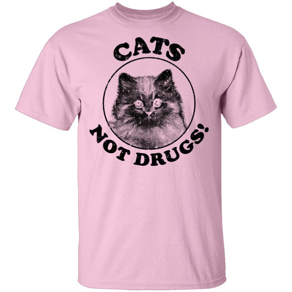 Cats not Hugs T-Shirt CustomCat