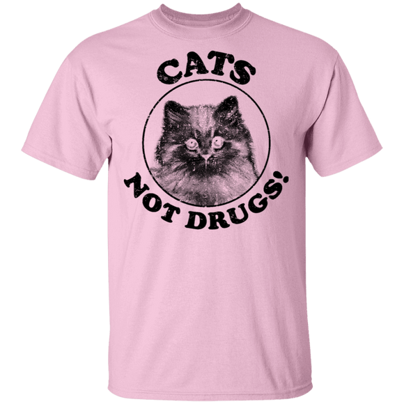 Cats not Hugs T-Shirt CustomCat