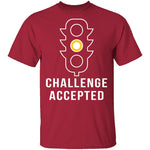 Challenge Accepted Yellow Light T-Shirt CustomCat
