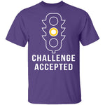 Challenge Accepted Yellow Light T-Shirt CustomCat