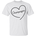 Champagne Love T-Shirt CustomCat
