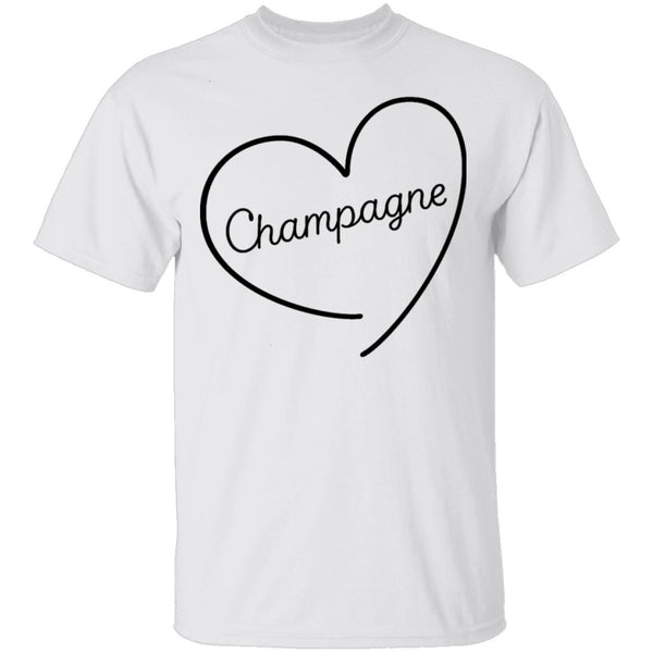 Champagne Love T-Shirt CustomCat