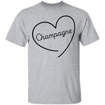Champagne Love T-Shirt CustomCat