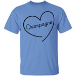 Champagne Love T-Shirt CustomCat