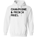 Champagne and French Fries T-Shirt CustomCat