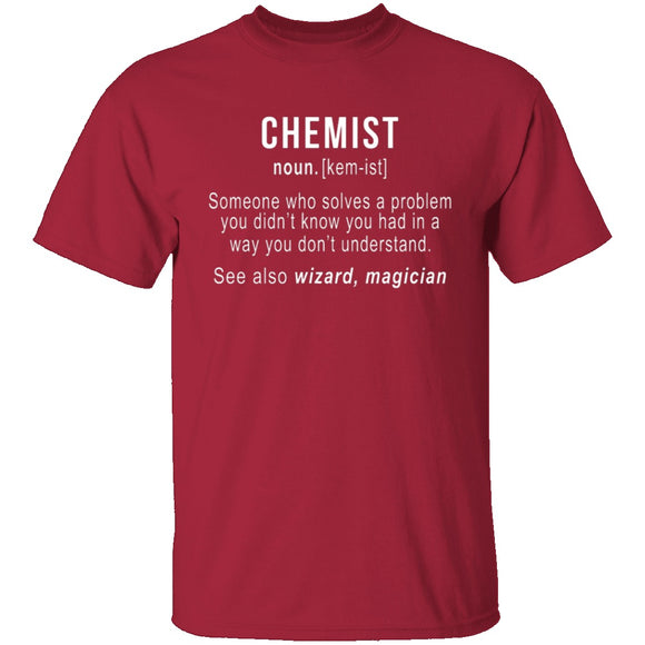 Chemist Definition T-Shirt CustomCat