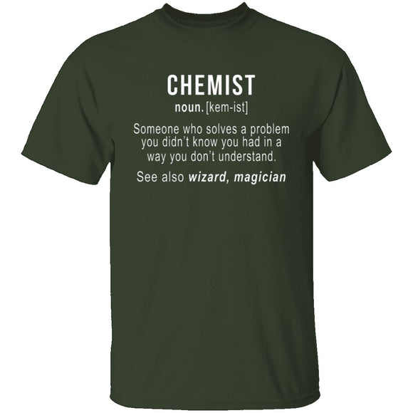 Chemist Definition T-Shirt CustomCat