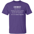 Chemist Definition T-Shirt CustomCat