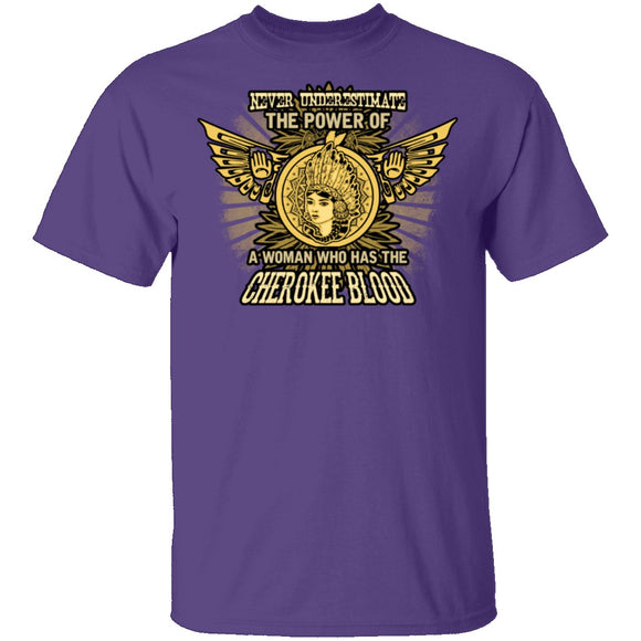 Cherokee Blood T-Shirt CustomCat