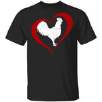 Chicken Love T-Shirt CustomCat