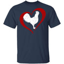 Chicken Love T-Shirt CustomCat