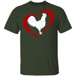 Chicken Love T-Shirt CustomCat