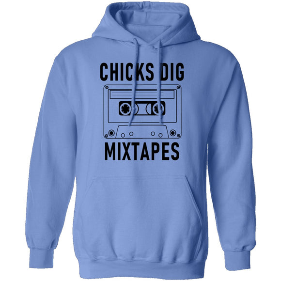 Chicks Dig Mixtapes T-Shirt CustomCat