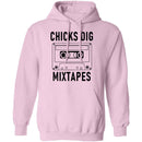 Chicks Dig Mixtapes T-Shirt CustomCat