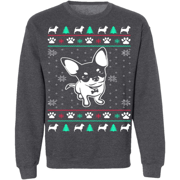 Chihuahua Ugly Christmas Sweater CustomCat