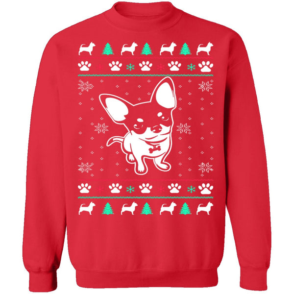 Chihuahua Ugly Christmas Sweater CustomCat