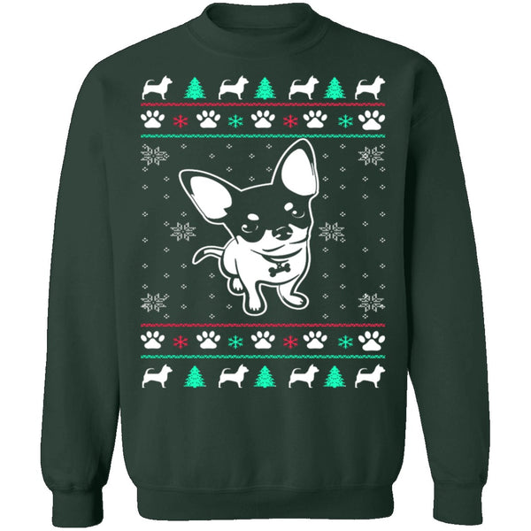 Chihuahua Ugly Christmas Sweater CustomCat