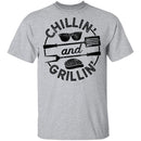 Chillin and Grillin T-Shirt CustomCat