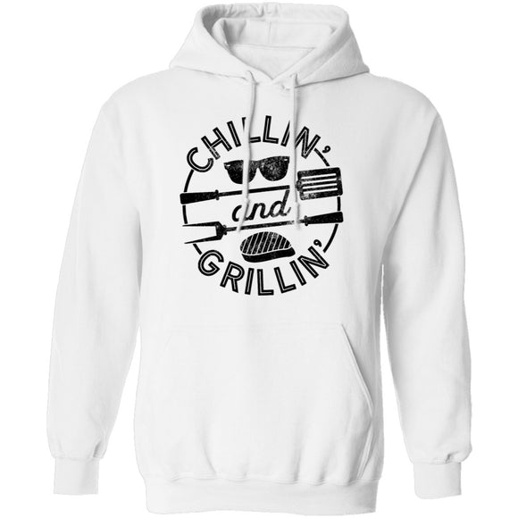 Chillin and Grillin T-Shirt CustomCat