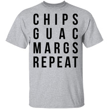 Chips Guac Margs Repeat T-Shirt