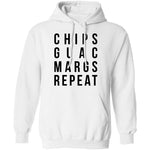 Chips Guac Margs Repeat T-Shirt CustomCat