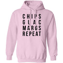 Chips Guac Margs Repeat T-Shirt CustomCat