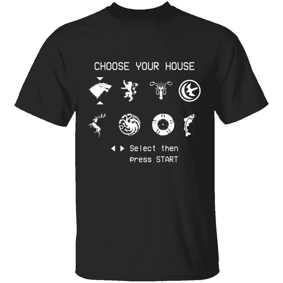 Choose Your House Game of Thrones T-Shirt CustomCat