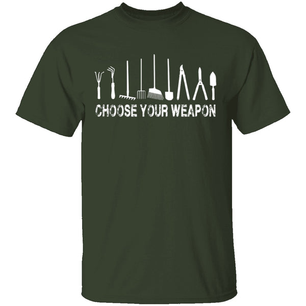 Choose Your Weapon T-Shirt CustomCat