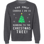 Christmas Tree Cardio T-Shirt CustomCat