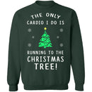 Christmas Tree Cardio T-Shirt CustomCat