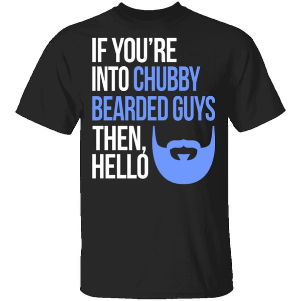 Chubby Bearded Guys T-Shirt CustomCat