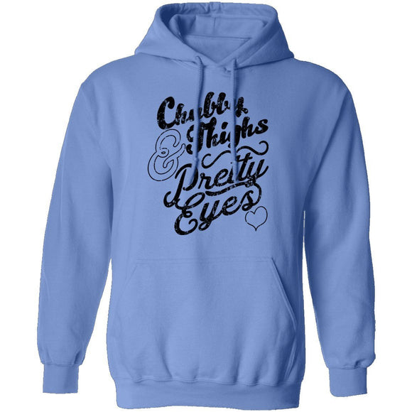 Chubby Thighs Pretty Eyes T-Shirt CustomCat