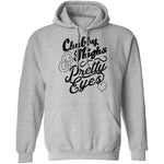 Chubby Thighs Pretty Eyes T-Shirt CustomCat