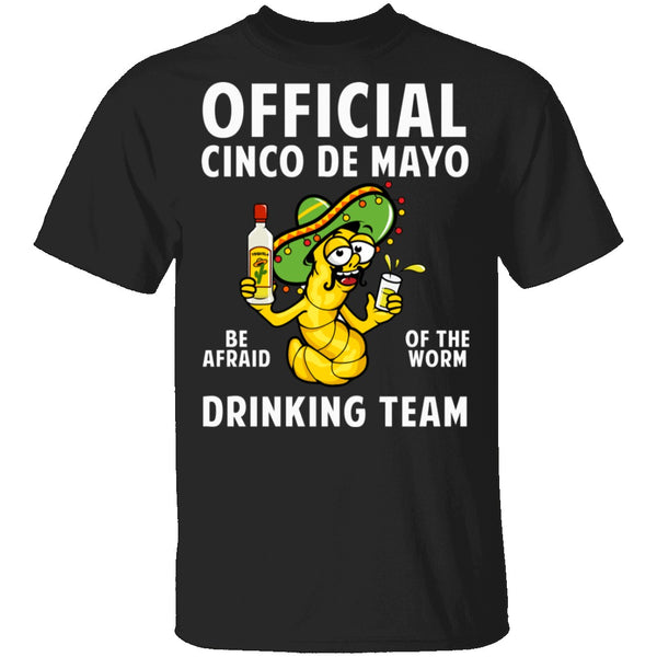 Cinco De Mayo Drinking Team T-Shirt CustomCat