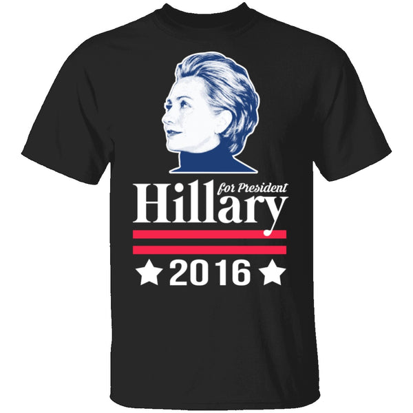 Clinton For President 2016 T-Shirt CustomCat
