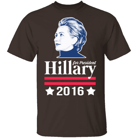 Clinton For President 2016 T-Shirt CustomCat