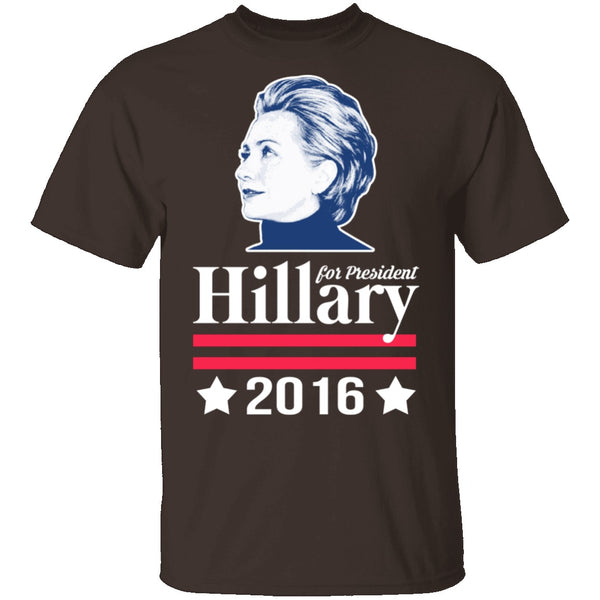 Clinton For President 2016 T-Shirt CustomCat