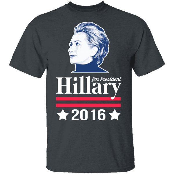 Clinton For President 2016 T-Shirt CustomCat