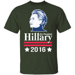 Clinton For President 2016 T-Shirt CustomCat