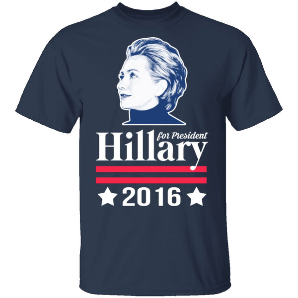 Clinton For President 2016 T-Shirt CustomCat
