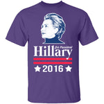 Clinton For President 2016 T-Shirt CustomCat