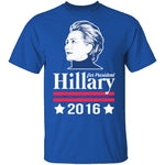 Clinton For President 2016 T-Shirt CustomCat